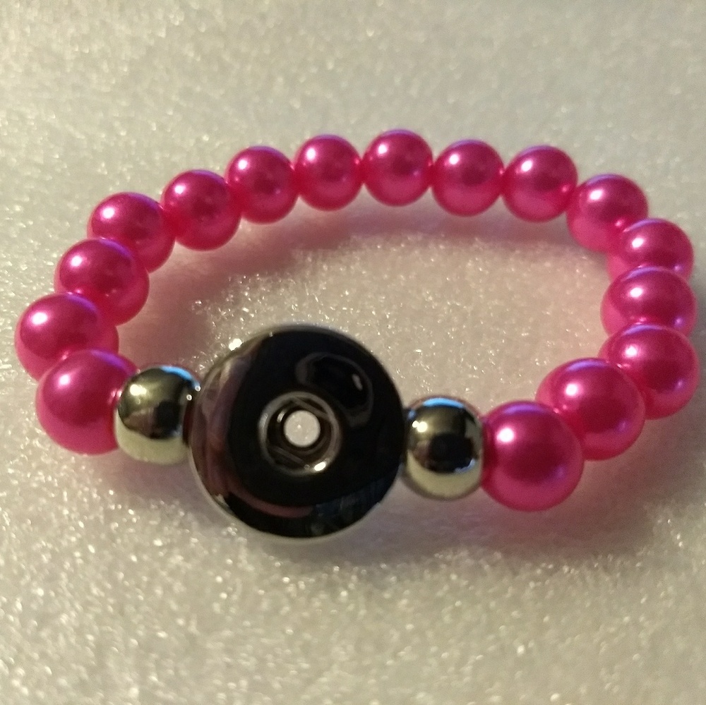 Noosa Bracelet - Snap charm chunk pearl jewelry - Picture 5 of 8